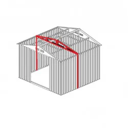 Подсилваща подпора за градинска барака Aria XL