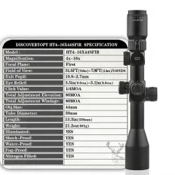 Oптика Discovery Optics HT 4-16X44 SFIR