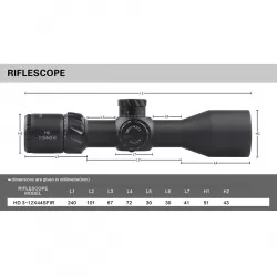 Оптика Discovery Optics HD 3-12X44SFIR FFP