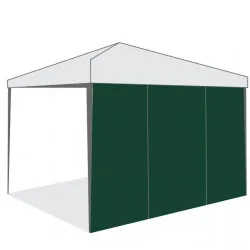 Страница за шатра Tent Pro 3х3 с врата с цип зелена