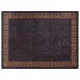 Перящ се килим, черно и златисто, 400x300 см, противоплъзгащ