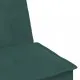 Г-образно разтегателно канапе тъмнозелено 255x140x70 см кадифе