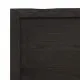 Стенен рафт тъмнокафяв 220x50x(2-6) см обработен масивен дъб