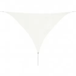 Платно-сенник, HDPE, триъгълно, 5х5х5 м, бяло