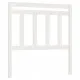 Горна табла за легло, бяла, 96x4x100 см, бор масив