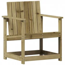 Градински стол, 62x55x77 см, импрегнирана борова дървесина