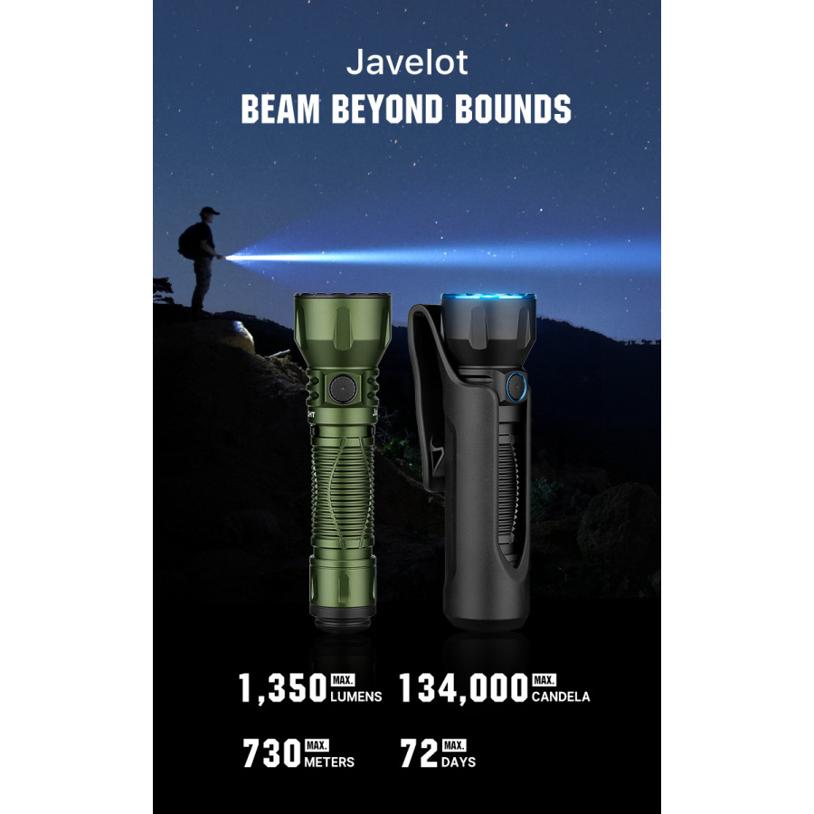 Фенер Olight Javelot 1350лумена - OD Green