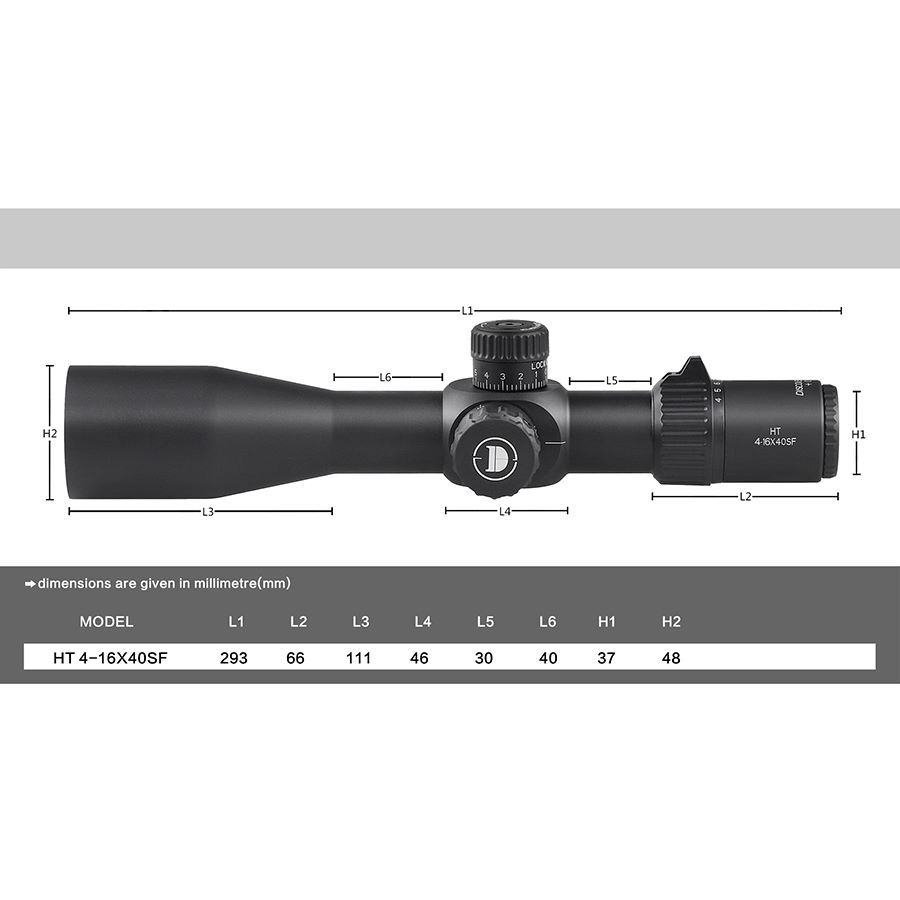 Oптика Discovery Optics HT 4-16X40 SF FPP