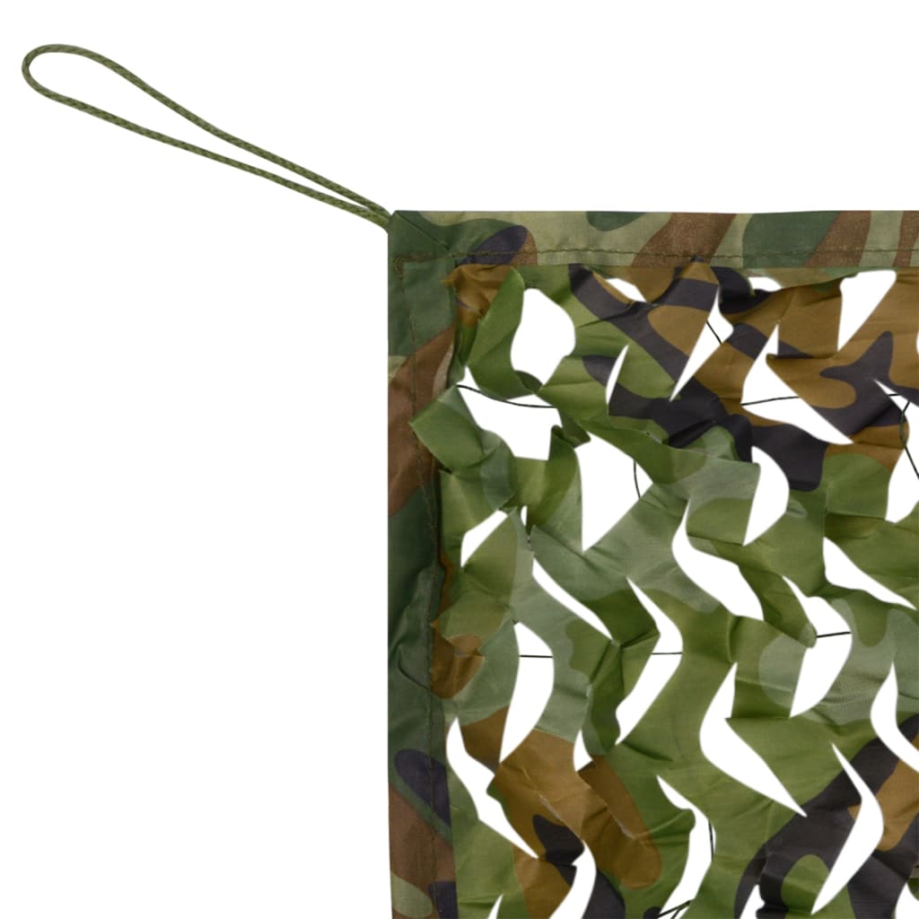 Камуфлажна мрежа с чанта за съхранение, 5х6 м, зелена