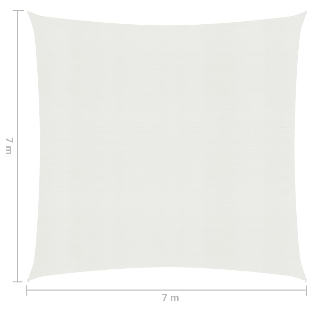 Платно-сенник, 160 г/кв.м., бяло, 7x7 м, HDPE