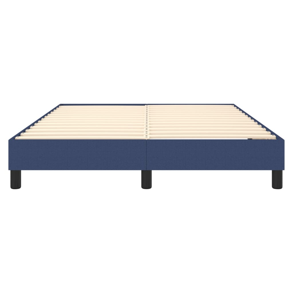 Боксспринг рамка за легло синя 140x200 см плат
