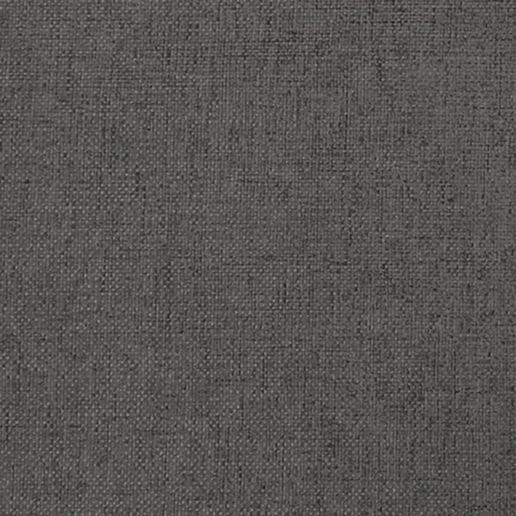 Табуретка, тъмносива, 45x29,5x35 см, текстил