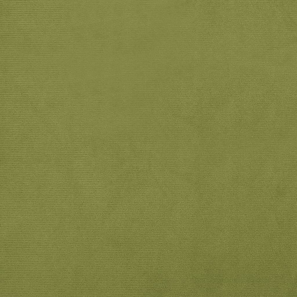 Табуретка, светлозелена, 60x60x39 см, кадифе