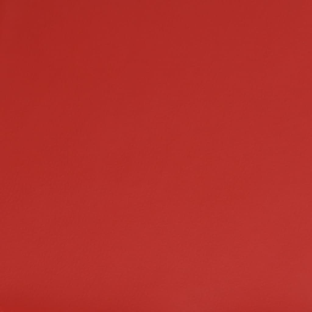 Табуретка, виненочервена, 60x60x39 см, изкуствена кожа