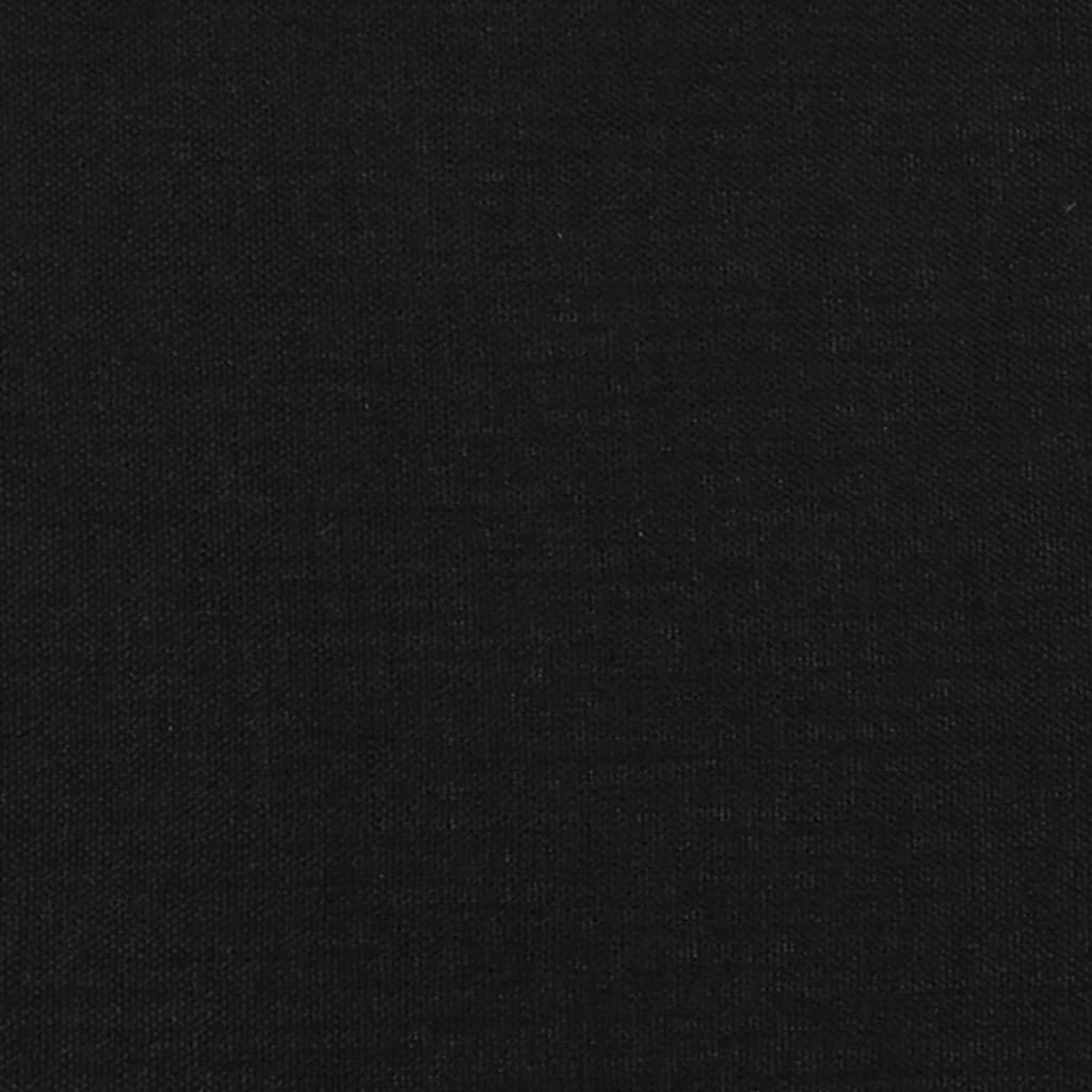 Рамка за легло черна 180x200 см плат