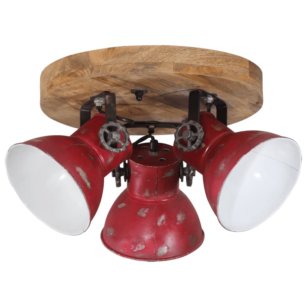 Лампа за таван 25 W червена 35x35x25 см E27