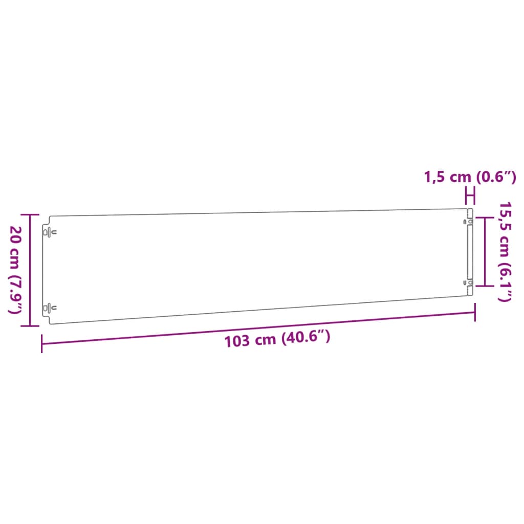 Градински кантове 10 бр 20x103 см гъвкави кортенова стомана