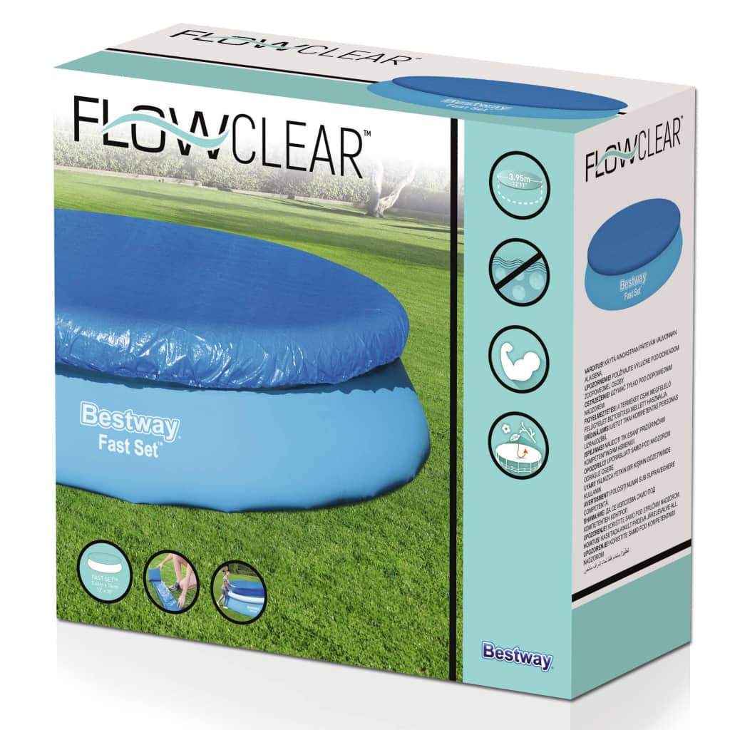 Bestway Flowclear Покривало за басейн Fast Set, 366 см