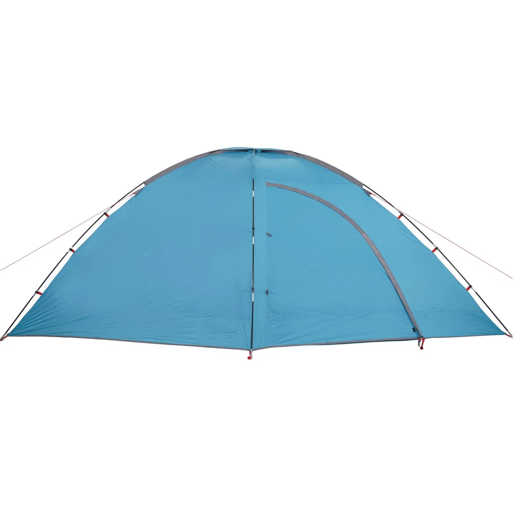 Къмпинг палатка за 8 души, синя, водоустойчива